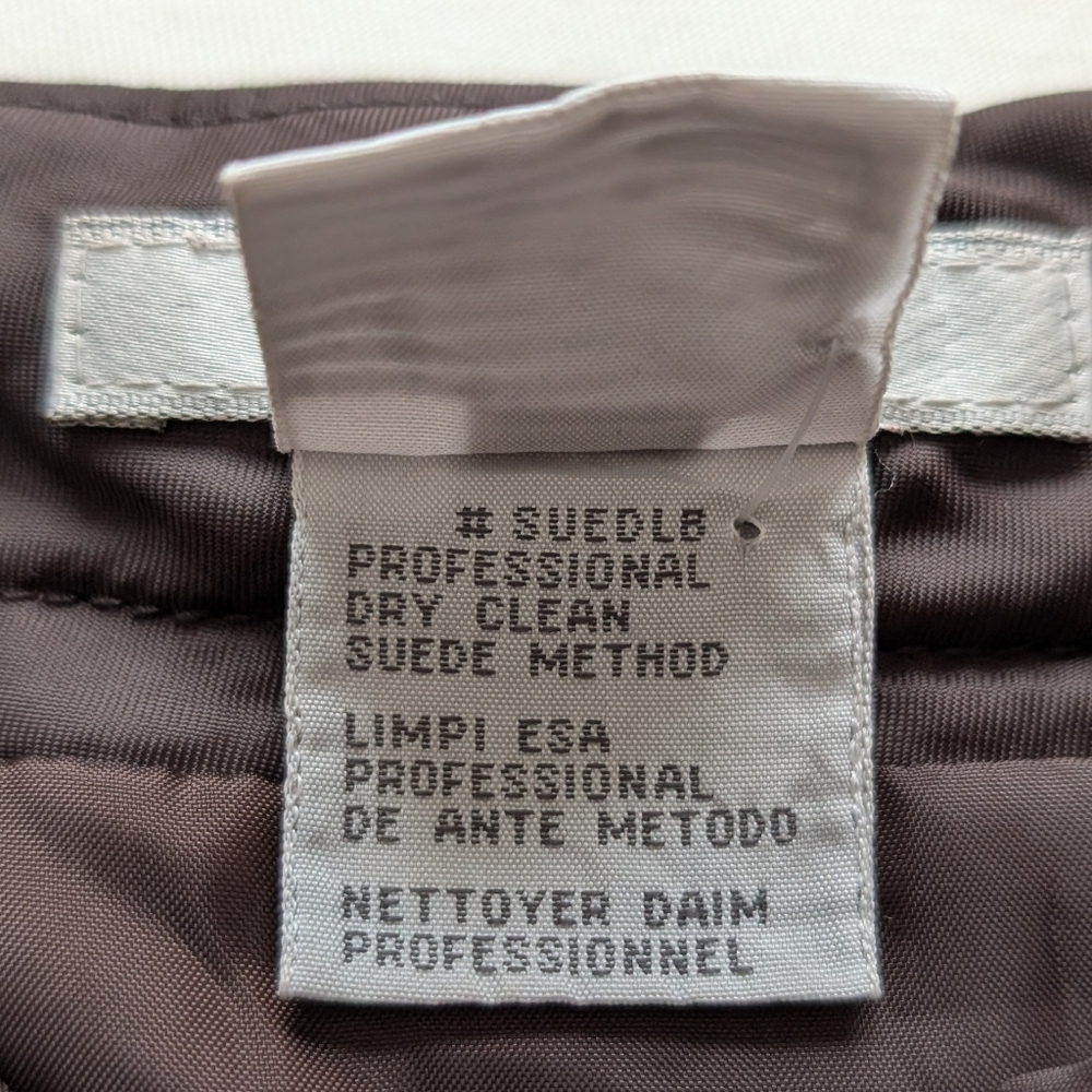 Vintage Nine West Brown Suede Skirt - Picture 7 of 9